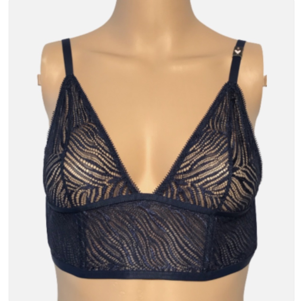 Victoria’s Secret Black Lace Bustier Bralette